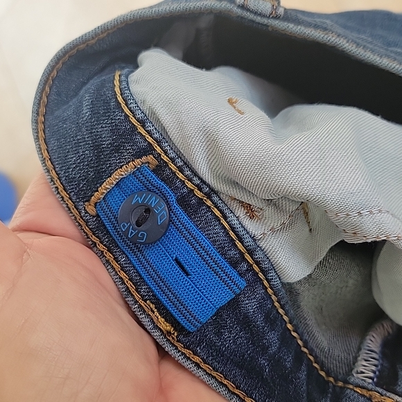 Gap blue athletic taper jeans 16 husky - Picture 5 of 5